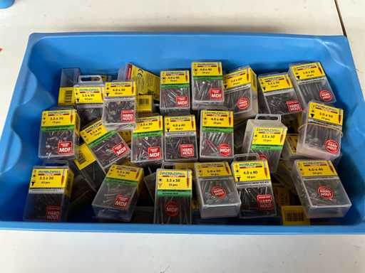 Rotadrill Various screws stainless steel & galvanized (50x)