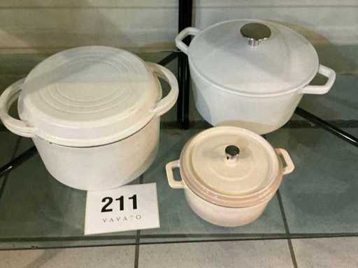 GSW Cast iron pot (3x)