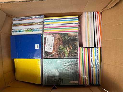 Voorraad A4-notitieboeken, alle regels