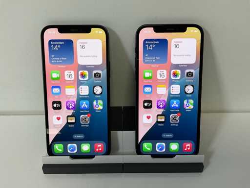 Apple iPhone 12 - 128GB - Nero (2x)