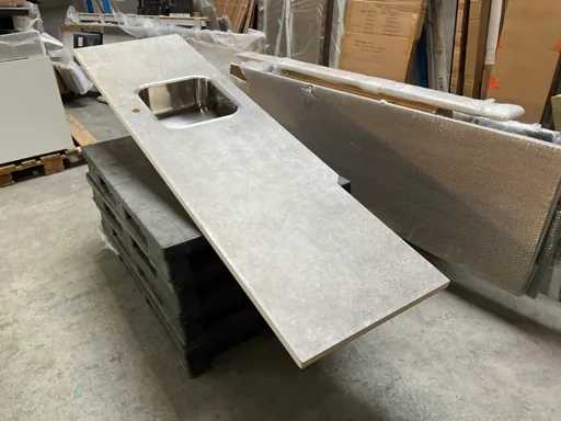 Keuken werkblad met Franke spoelbak