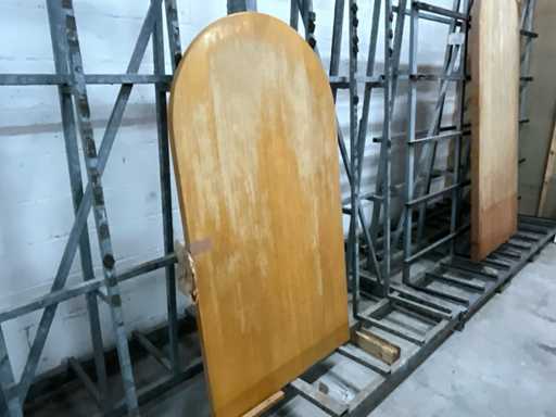 Set van 2 houten werkbladen