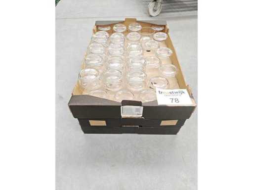 - - Verrerie : amuse-bouche/verre à dessert (99x)