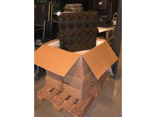 Luxibel - Set 4x Luxibel B25 - 25 x 10W RGB Amber Matrix LED