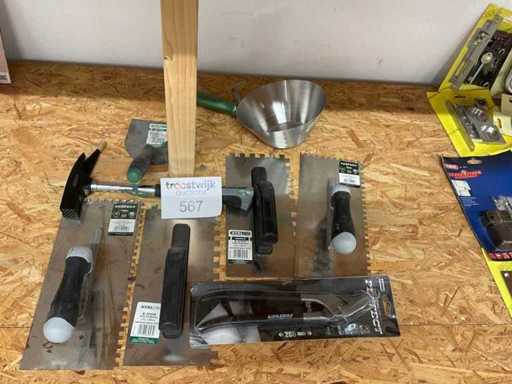 1 x partij bouwgereedschap