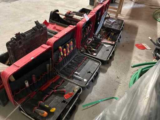 Cimco Gereedschapskoffer (5x)