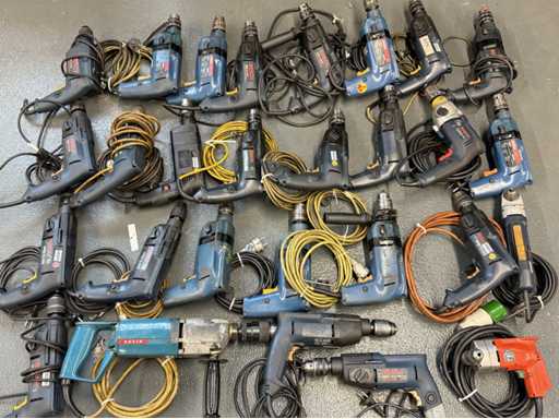   28 perceuses manuelles