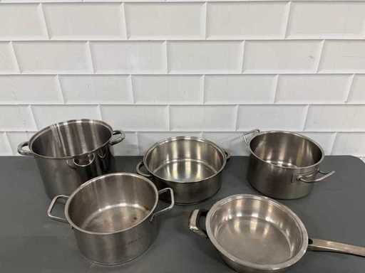 Edelstahl – Kochtopf (5x)