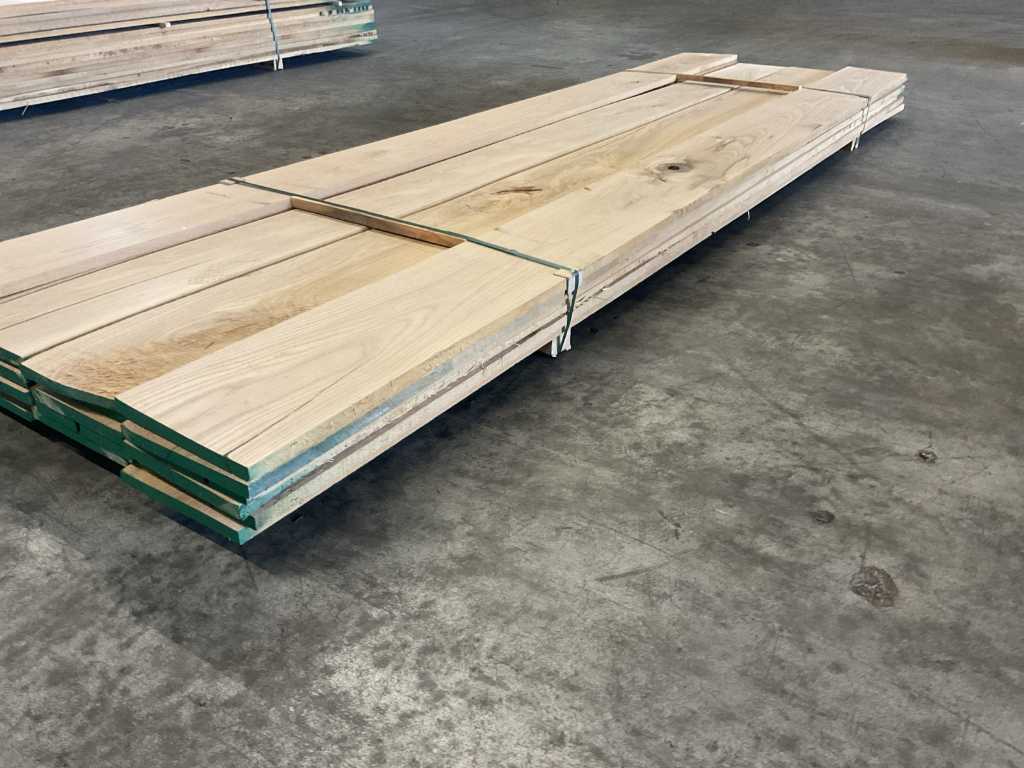Merican oak planks pre-planed approx. 0.4 m³