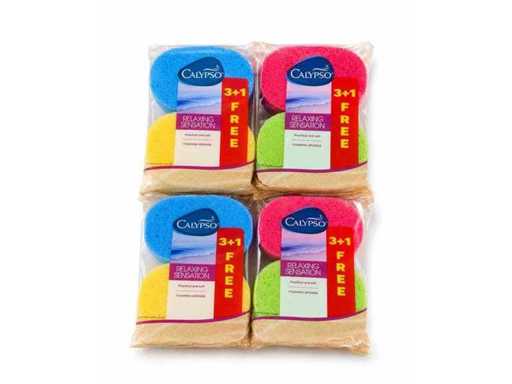 Juego de 20 paquetes de 4 esponjas de espuma - CALYPSO – 80 esponjas