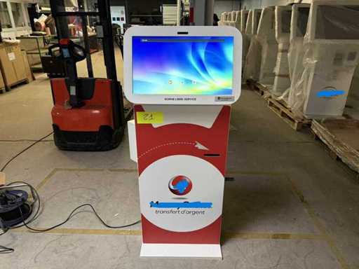 ViewSonic - VSD243-BKA-EV0 - Kiosken met nieuwe touchscreens en ticketprinters (4x)