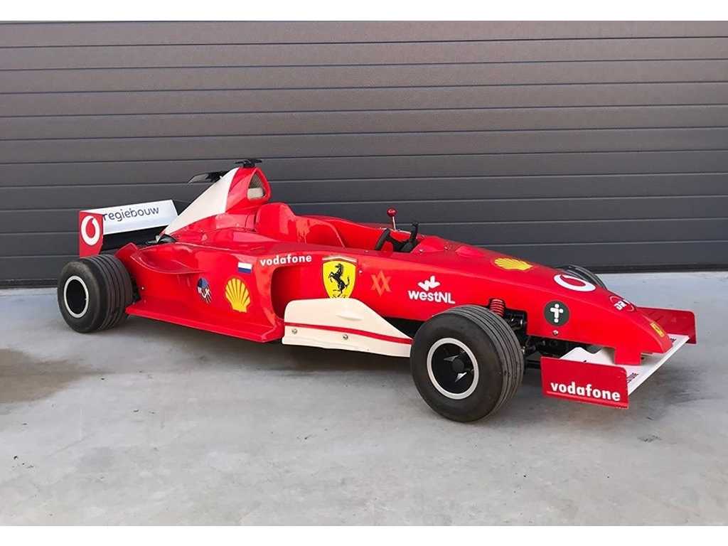 F1 Ferrari junior 110cc met trailer 