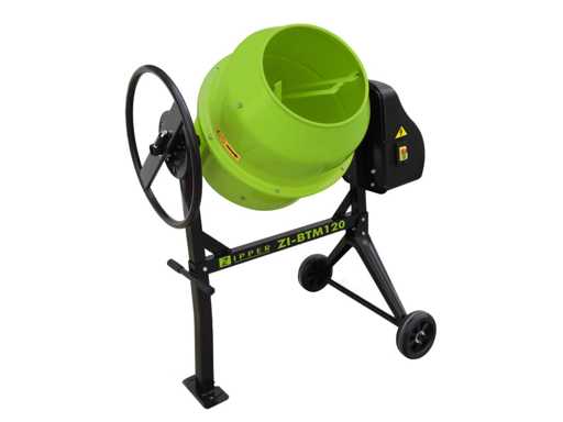 Betoniarka z zamkiem b?yskawicznym