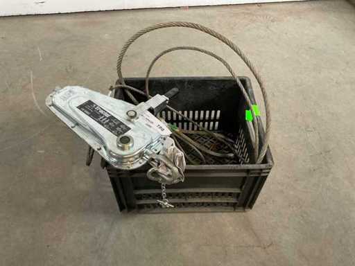 2022 Tractel Tirsafe T3 complete Temporary lifeline 20m transportable