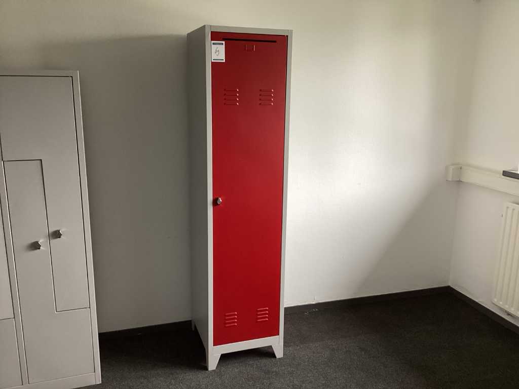 Locker cabinet with mailbox