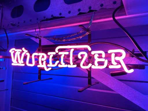 Wurlitzer Vetro Decorazione Neon