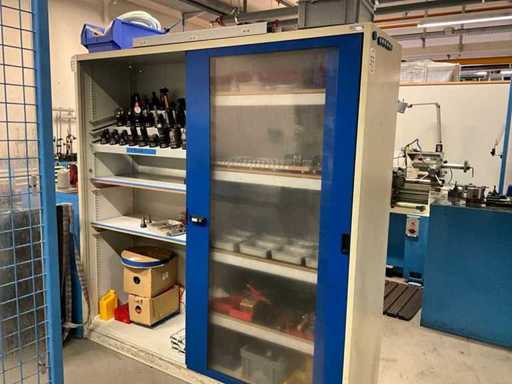 Kast met gereedschapshouders