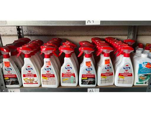 Super Mix kavel diverse Schoonmaakmiddelen