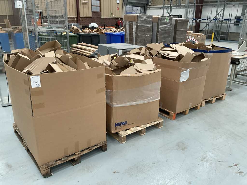 Batch of warehouse boxes