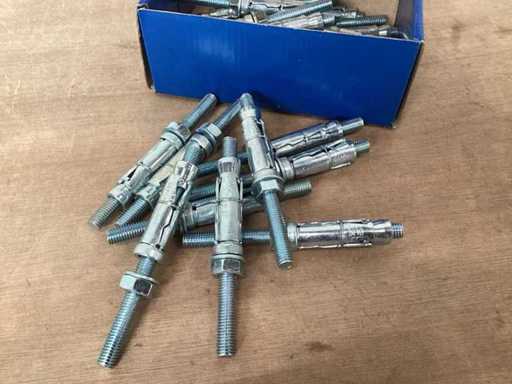 UFAST USA1070P śruba klinowa + naciąg, M10/60x16 (1400x)