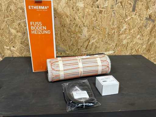 Etherma-Set e-floor-DS-Basic1000 Fußbodenheizungsmatte (2x)