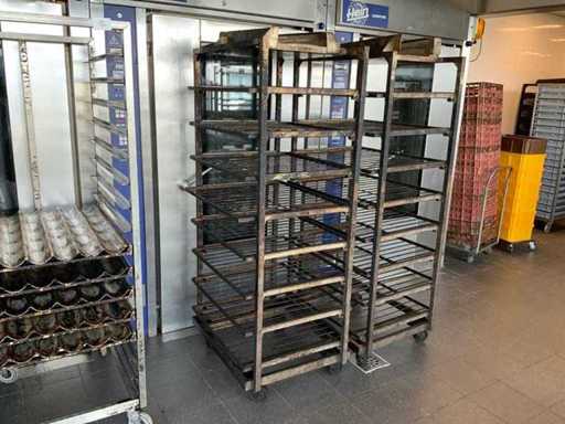 Carrello da forno da forno in acciaio inox Hein a 8 pezzi (2x)