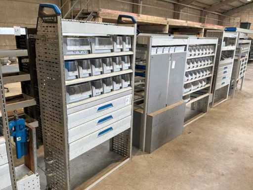 Sortimo Van, rack a due pezzi