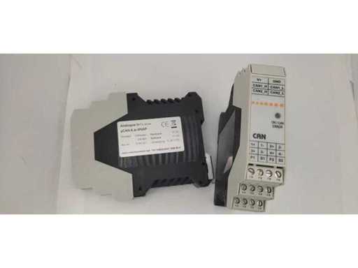 MicroControl - μCAN.6.ai-SNAP - 10.80.001 - Analog Acquisition 6-Channel - Used