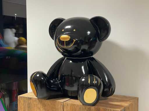 Teddy Bear Zittend Black H60cm