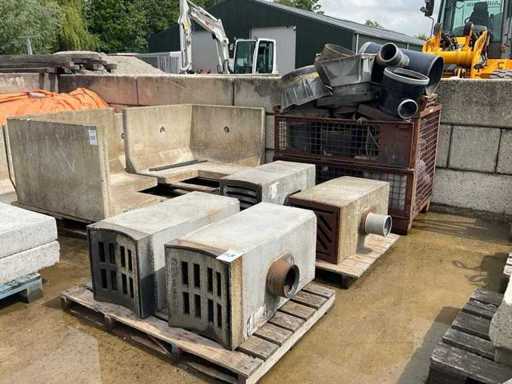 Concrete street gully (4x)