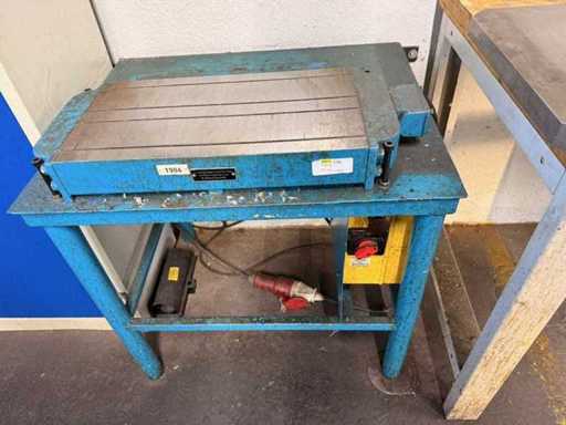 WENZEL KG - ED 527 - Magnetspannplatte mit Arbeitstisch