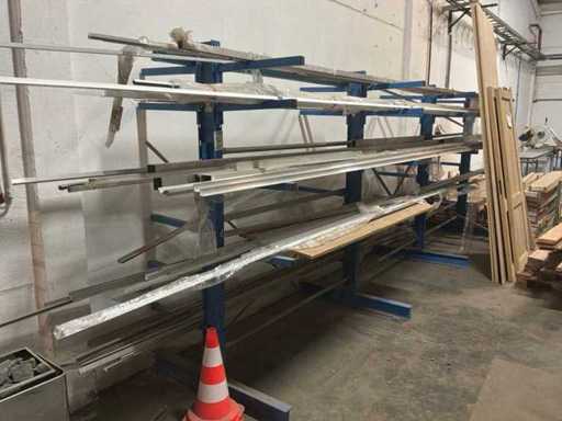 Draagarmstelling met inhoud