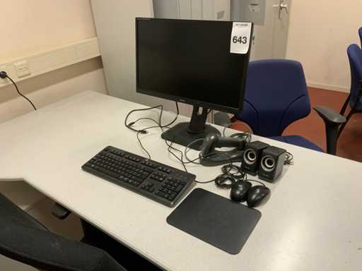 Symbol, monitor iiyama ProLite XB2483HSU, skaner r?czny i akcesoria