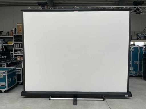 Da-Lite Floor-Model C - 3m breite Roll-Leinwand mit Fuß