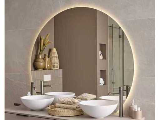 Sunrice Mirror anti-fog with LED lighting 140x119cm