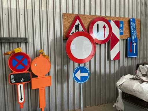Batch of road signs