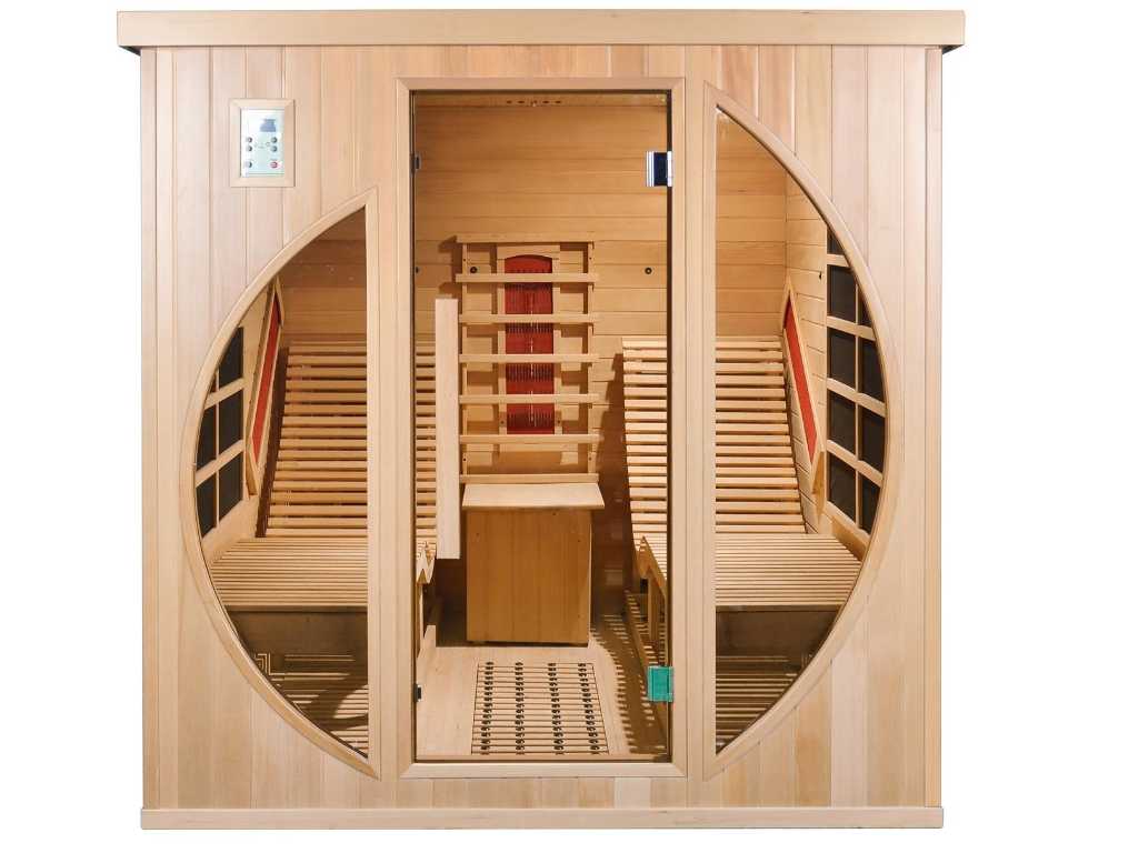 Sauna infrarouge - Rectangulaire 180x180x190cm