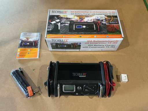 Technaxx Batterieladegerät mit Kompressor