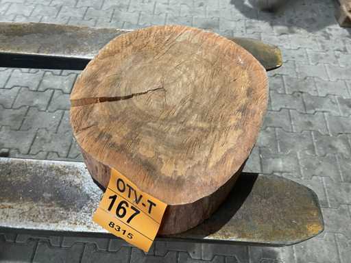 Rosewood schijf, Dikte 70mm, Ø 400mm