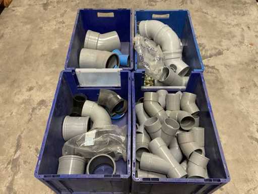 Lotto di raccordi in PVC
