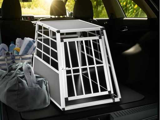 Cage de transport pour chiens sécurisée (x2)