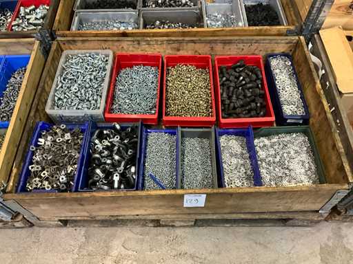 Charge von Befestigungselementen