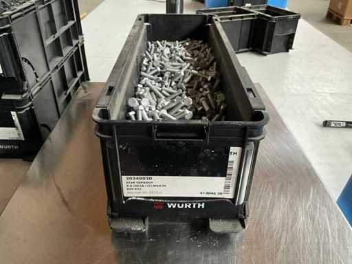 Würth 12.12kg Hex Stud M6x30 in stackable box