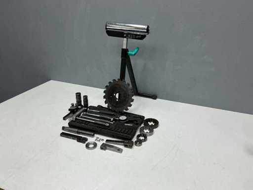 Wolfcraft/Trescal - Partij draaibank materialen