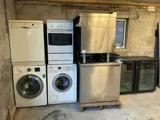 Vaatwasser, oven, wasmachine, fornuizen en barkoeling