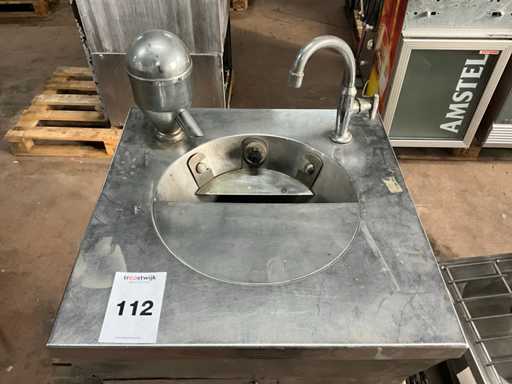 RVS Voedselrestenvermaler & warmhoudvitrine