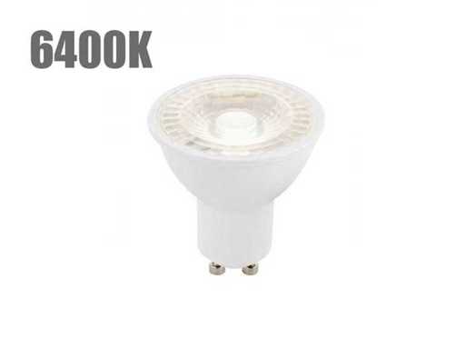 100 x GU10 LED bulbs with lens 6400K daylight white