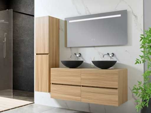Bathroom furniture set - Vonato - 0 - 2-person 130 cm