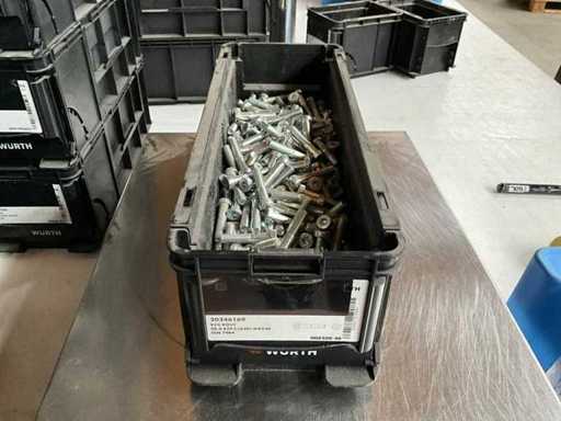 Würth 12.08kg BZK bolt M8x40 in stackable container