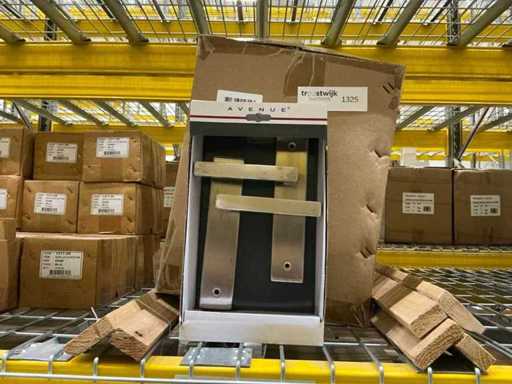 Ferramenta per porte con schermo a scudo cubico (20x)